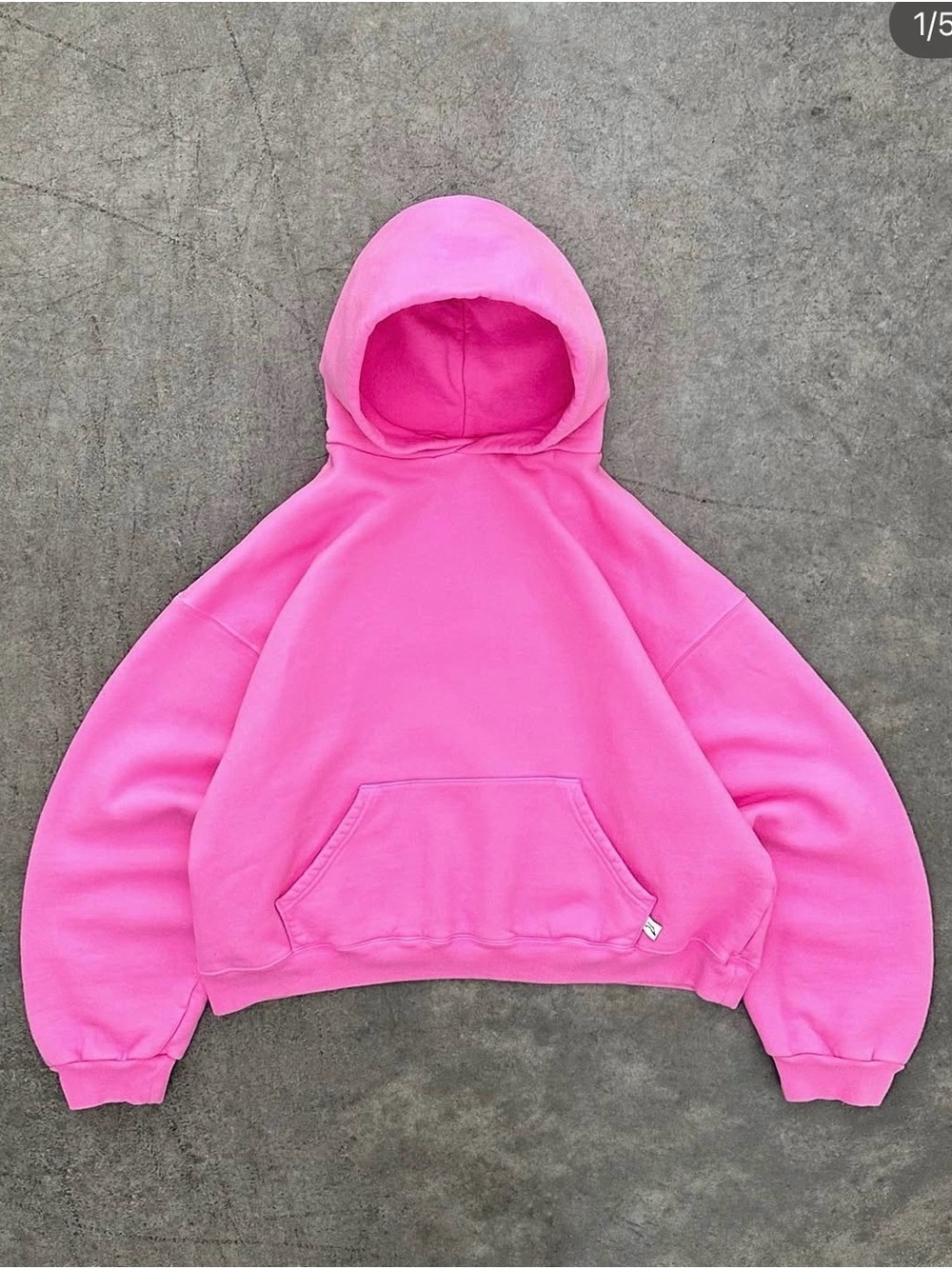Pink Hooded Pullover Sweatshirt - Brand: